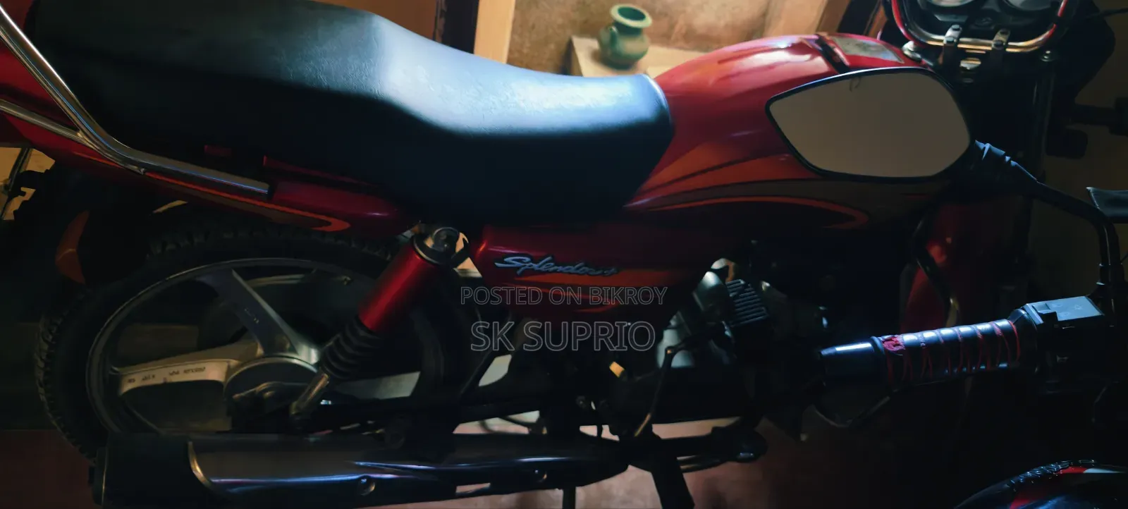 হিরো স্প্লেন্ডার প্লাস ২০১৯ রেড