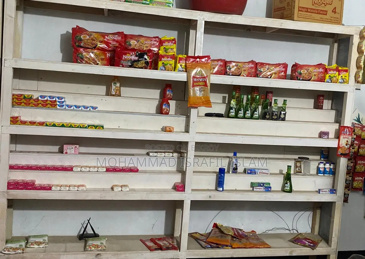 দোকান এর রেক বিক্রি হবে কেরাছিন কাঠ