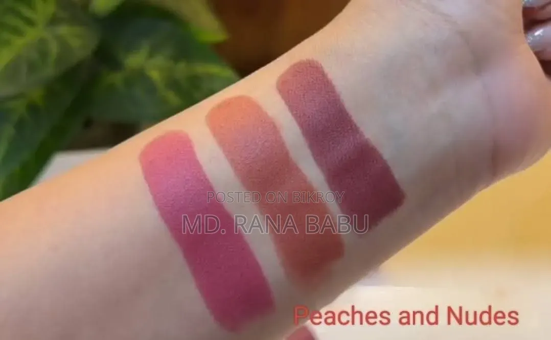 Mars 3 Matte Lipstick Set Peaces and Nudes