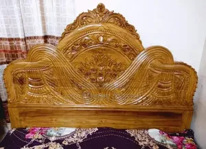 সেগুন কাঠের বক্স খাট ৬/৭ ফিট
