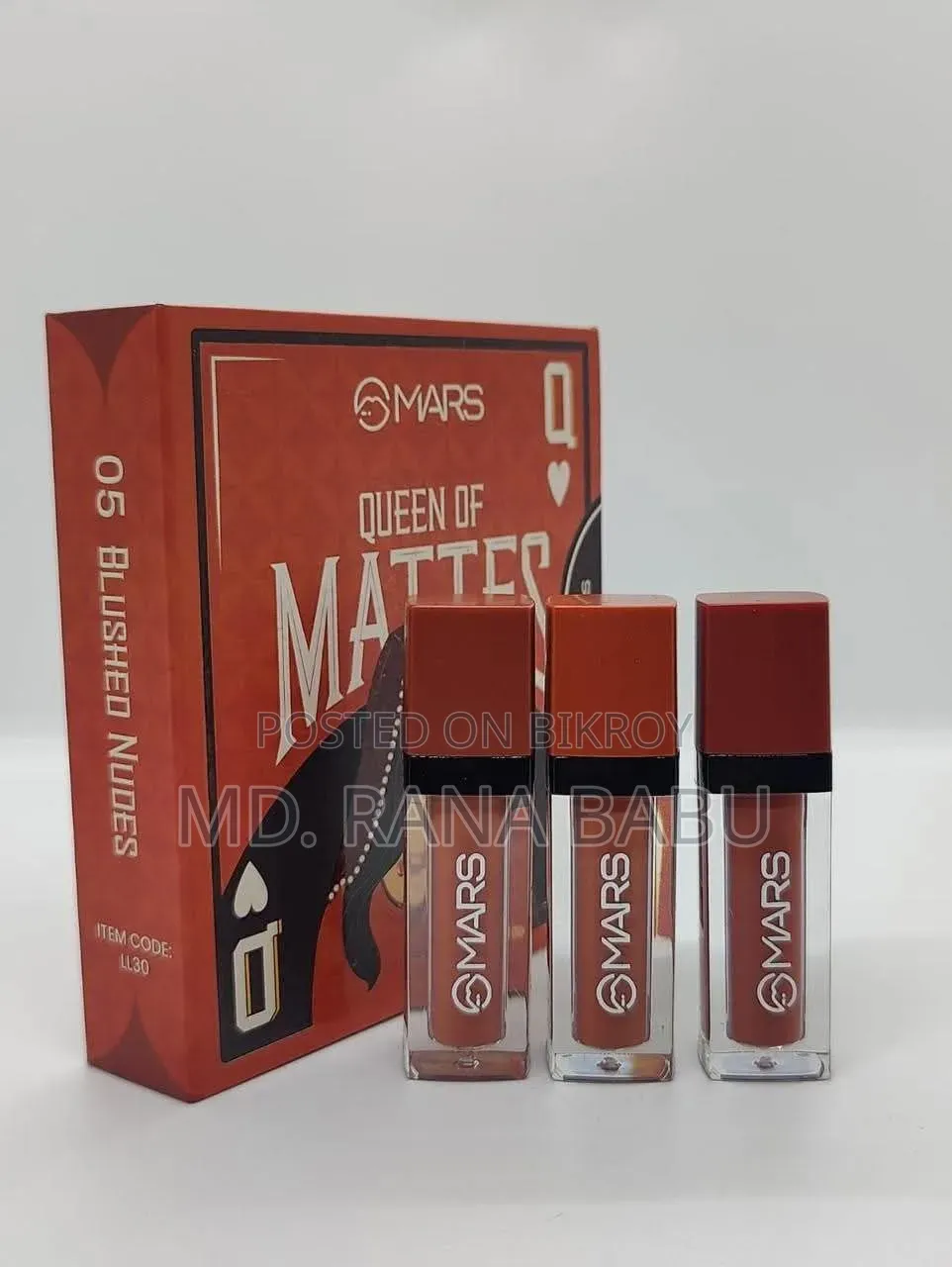 Mars Queen of Mattes Brown Edition(lipstick Set)