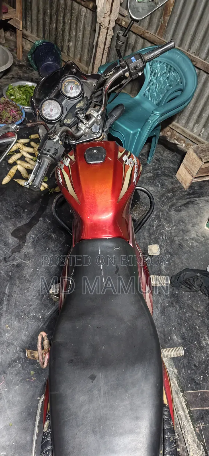 Bajaj Discover 100 2015 Red