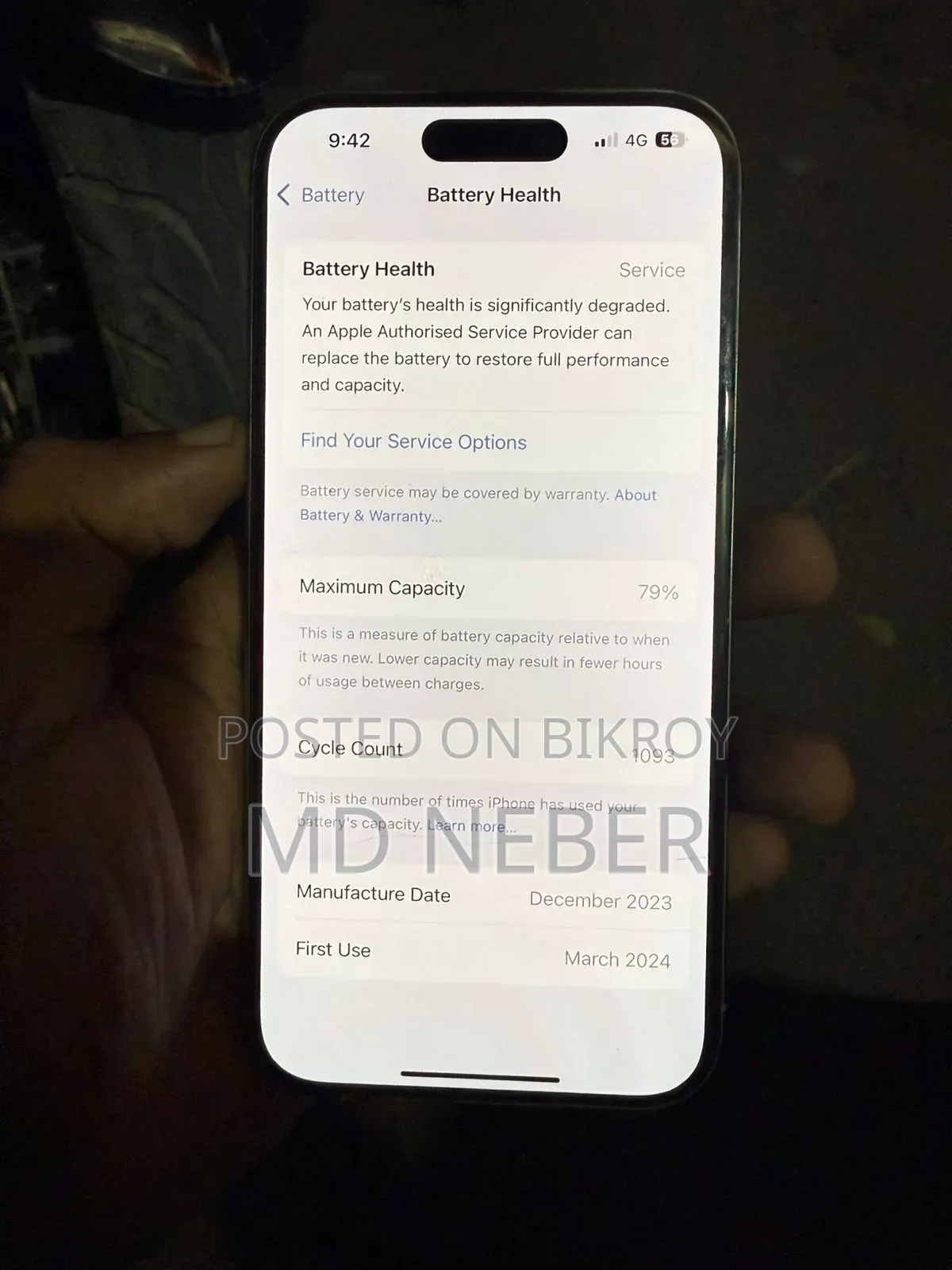 Apple iPhone 15 Pro 256 GB White