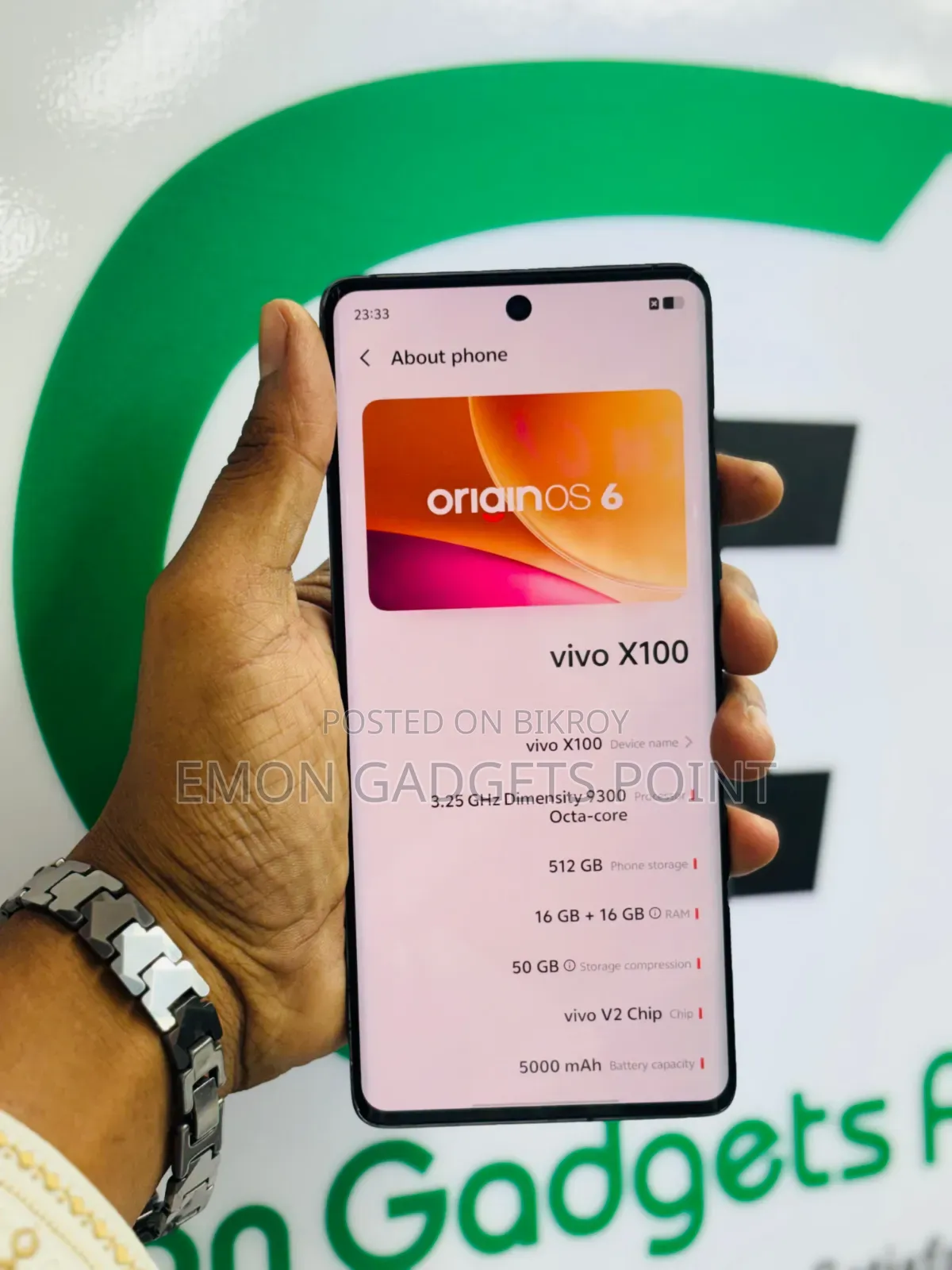 Vivo X100 512 GB Black