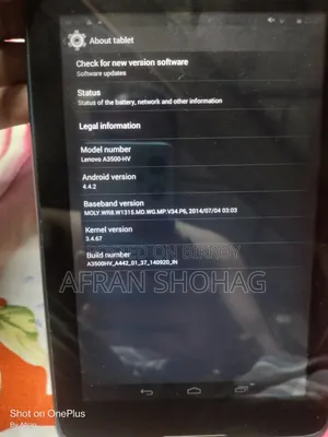 Lenovo A7-50 A3500 16 GB Black