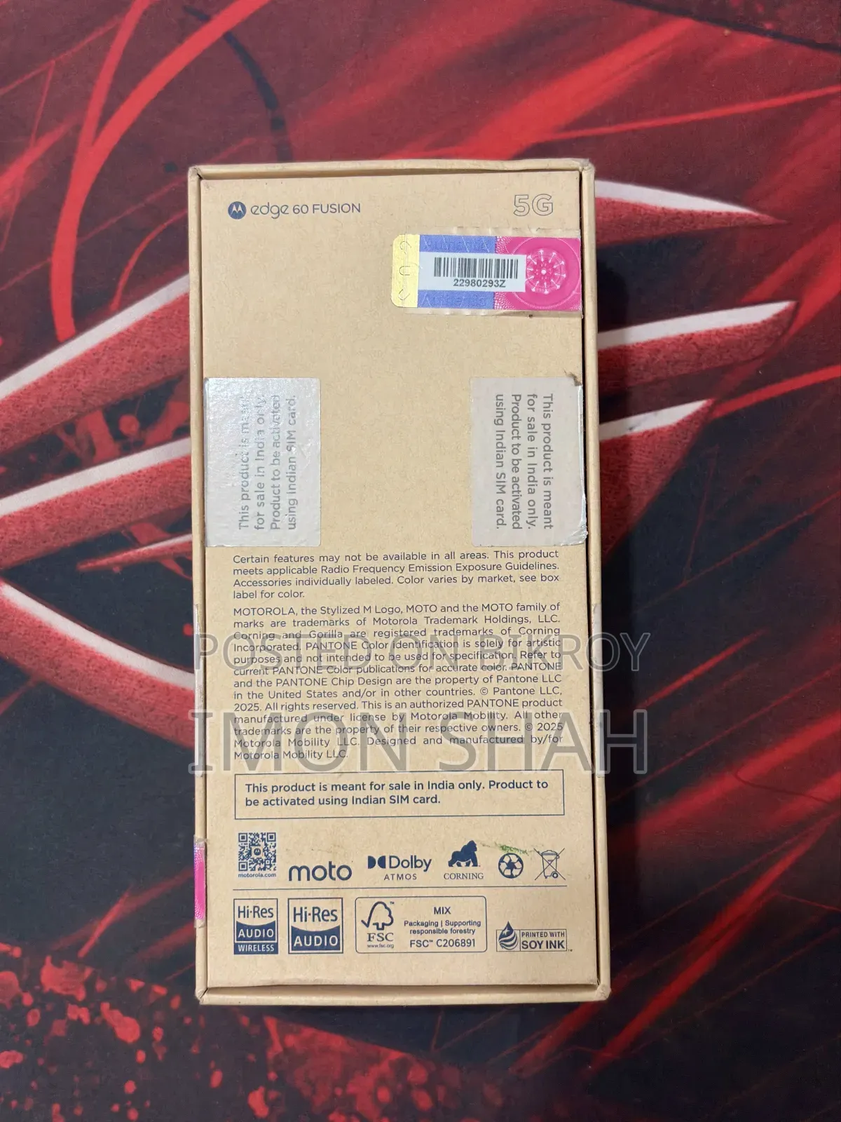 New Motorola Edge 60 Fusion 256 GB