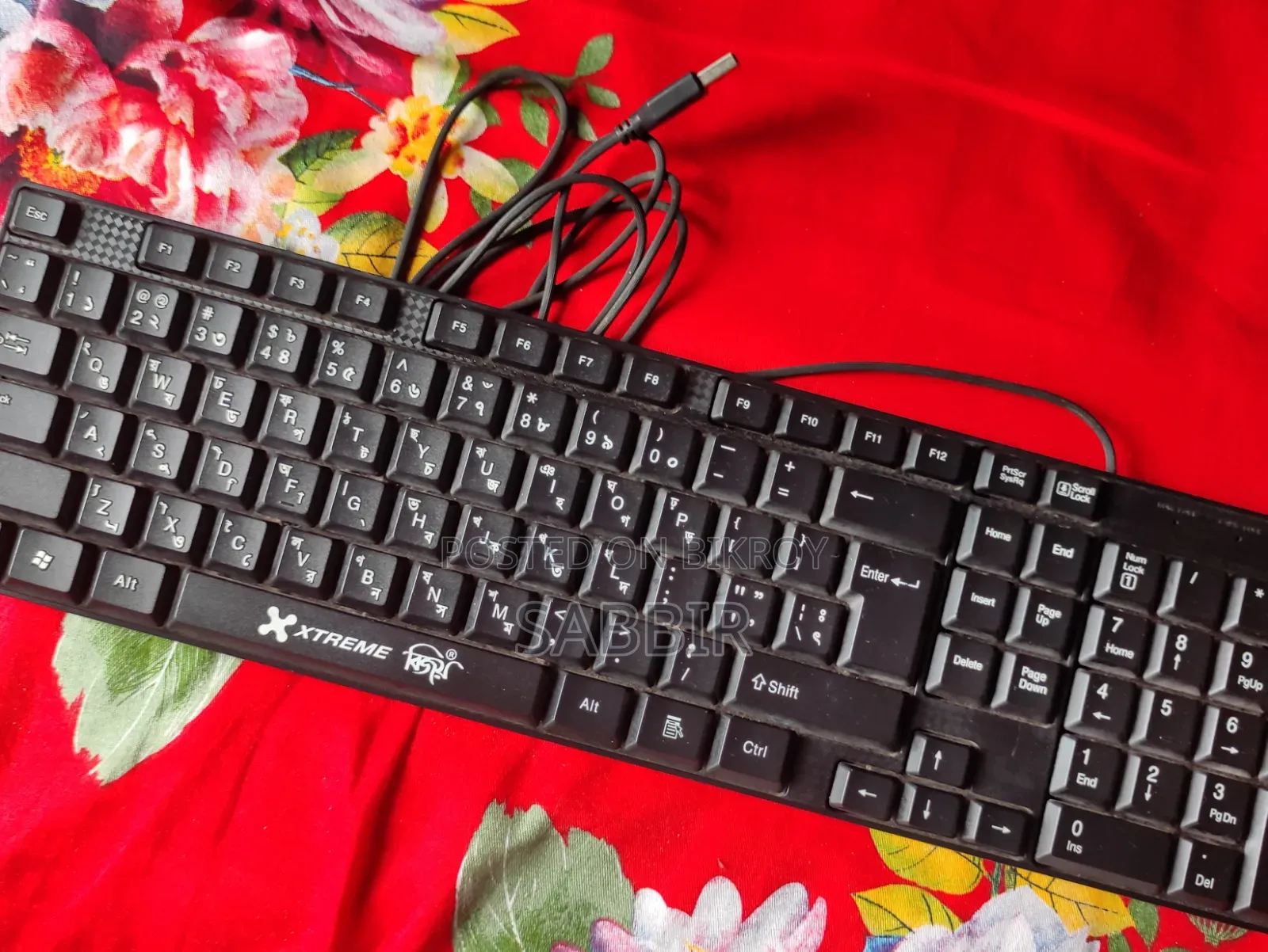 Extreme Full Size Keyboard With Bangla