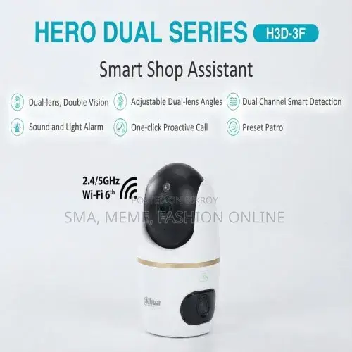 Dahua Hero Dual Series H3d-3f Smart Shop Assistant Dual-Lens Wi-Fi