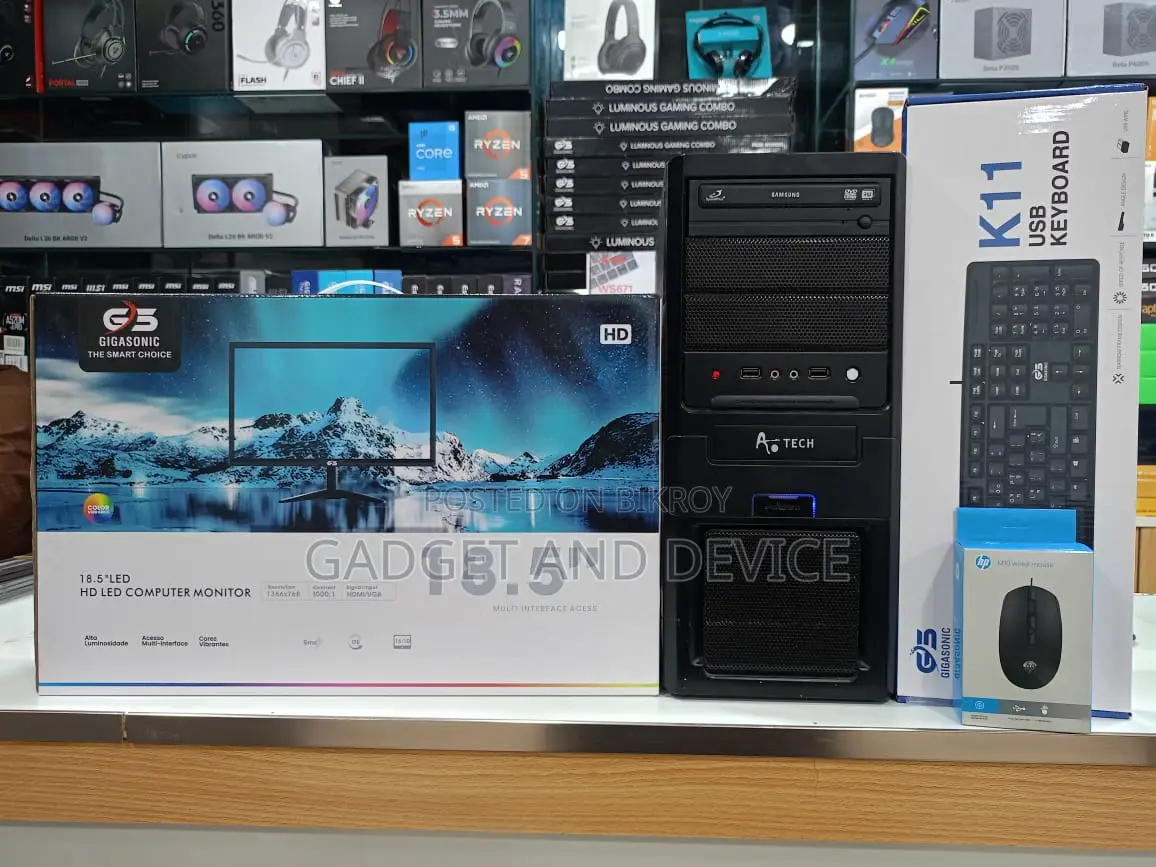 Desktop Computer 4GB Intel Core I3 SSD 128GB