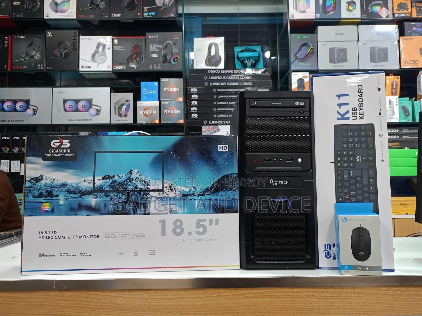 Desktop Computer 4GB Intel Core I3 SSD 128GB