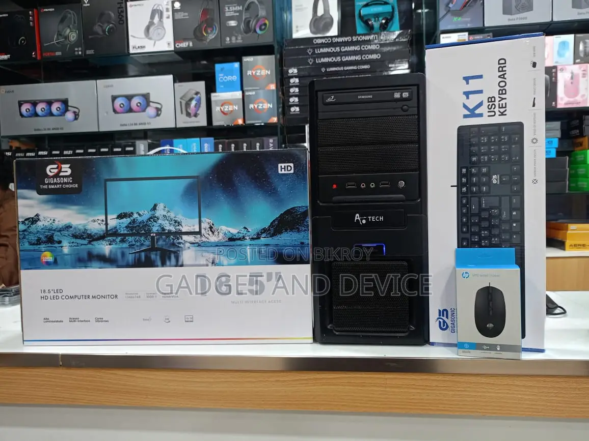 Desktop Computer 4GB Intel Core I3 SSD 128GB