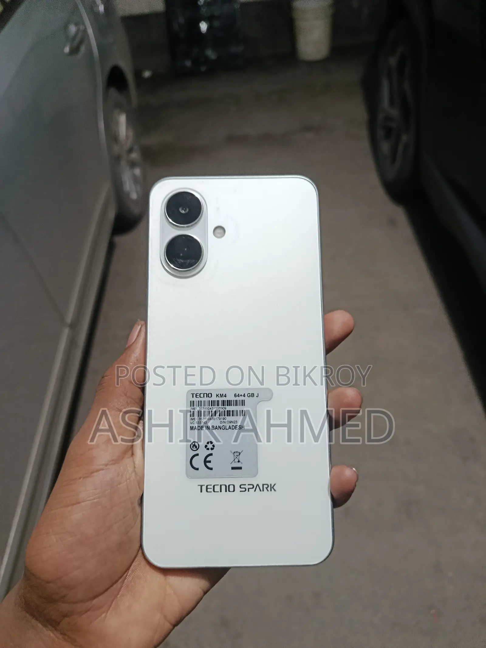 Tecno Spark Go 64 GB White