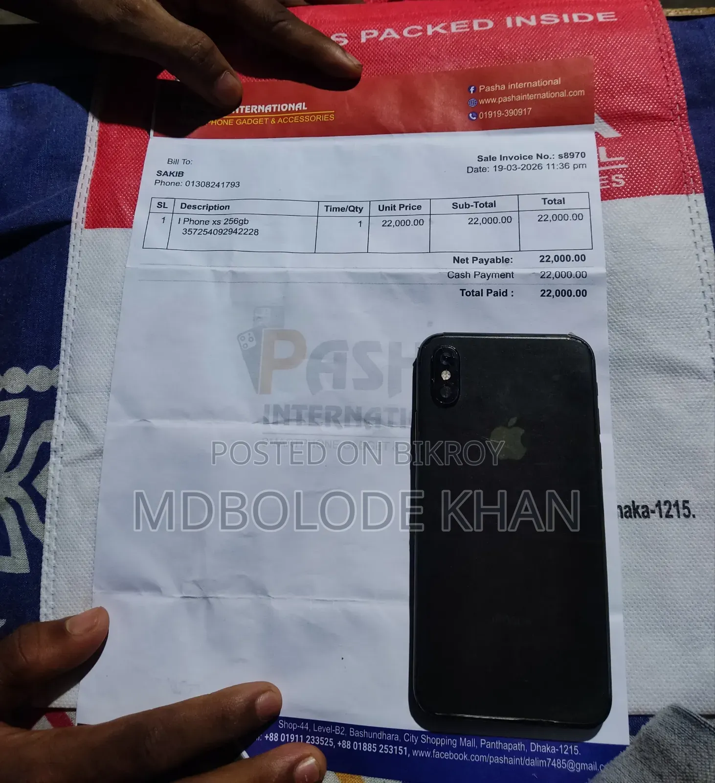 Apple iPhone XS 256 GB Black