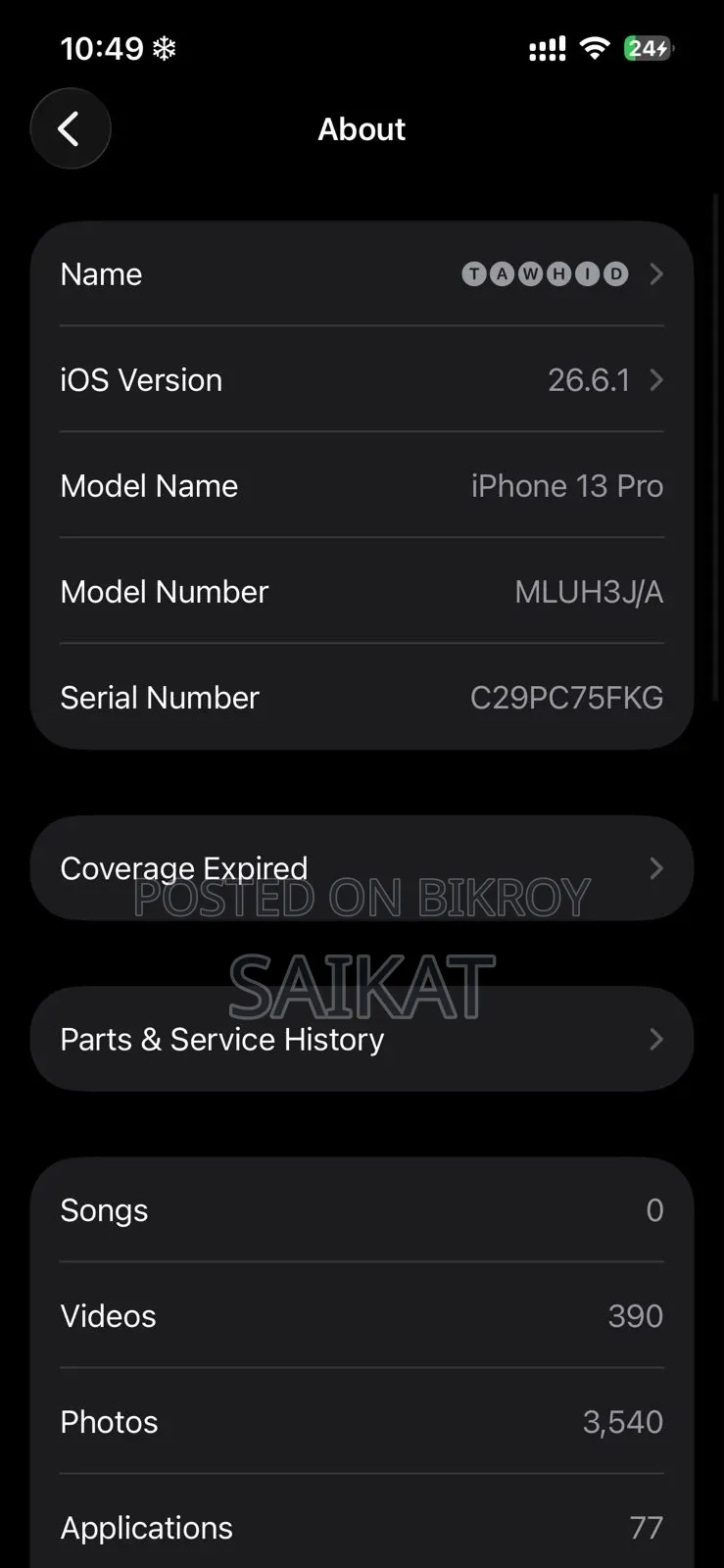 Apple iPhone 13 Pro 128 GB Gold