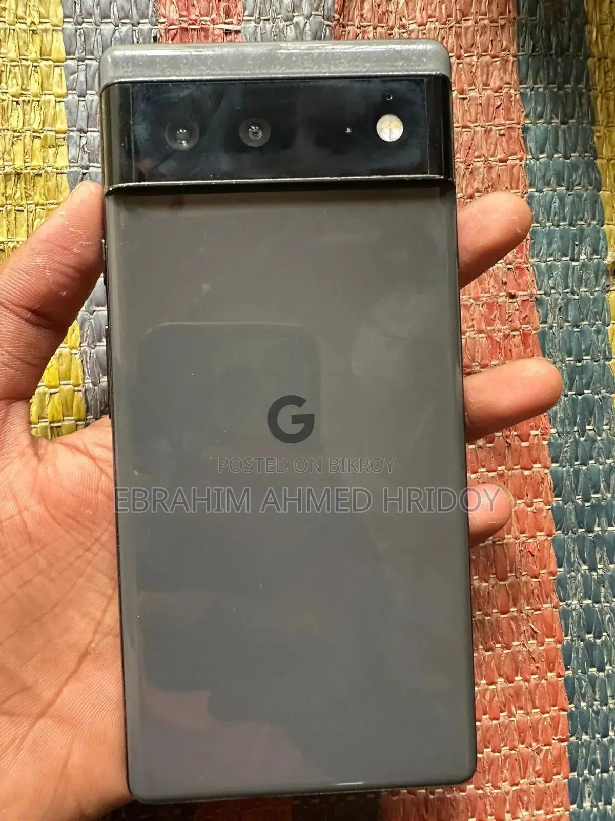 গুগল পিক্সেল ৬ ১২৮ জিবি ব্ল্যাক