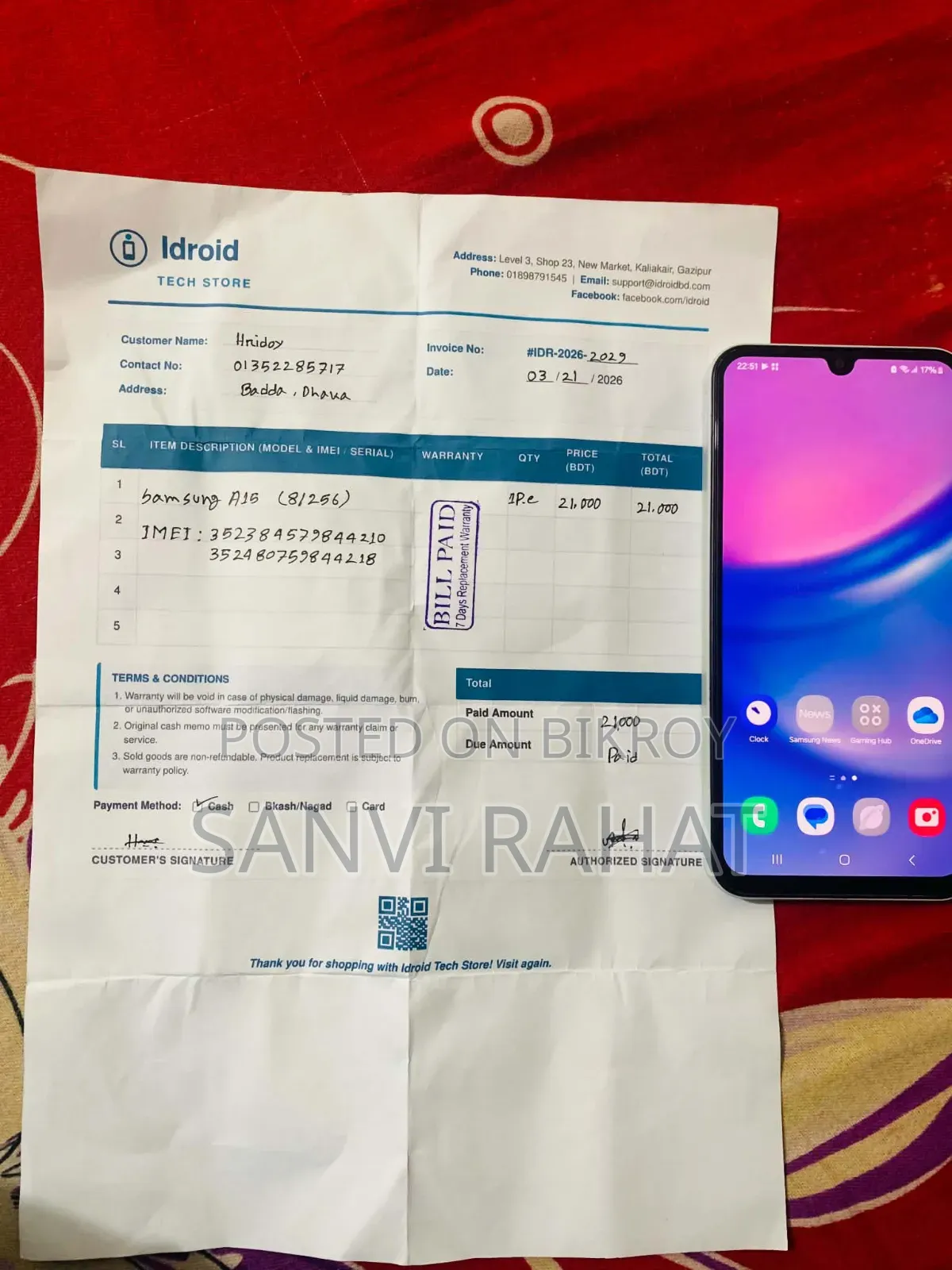Samsung Galaxy A15 256 GB Silver