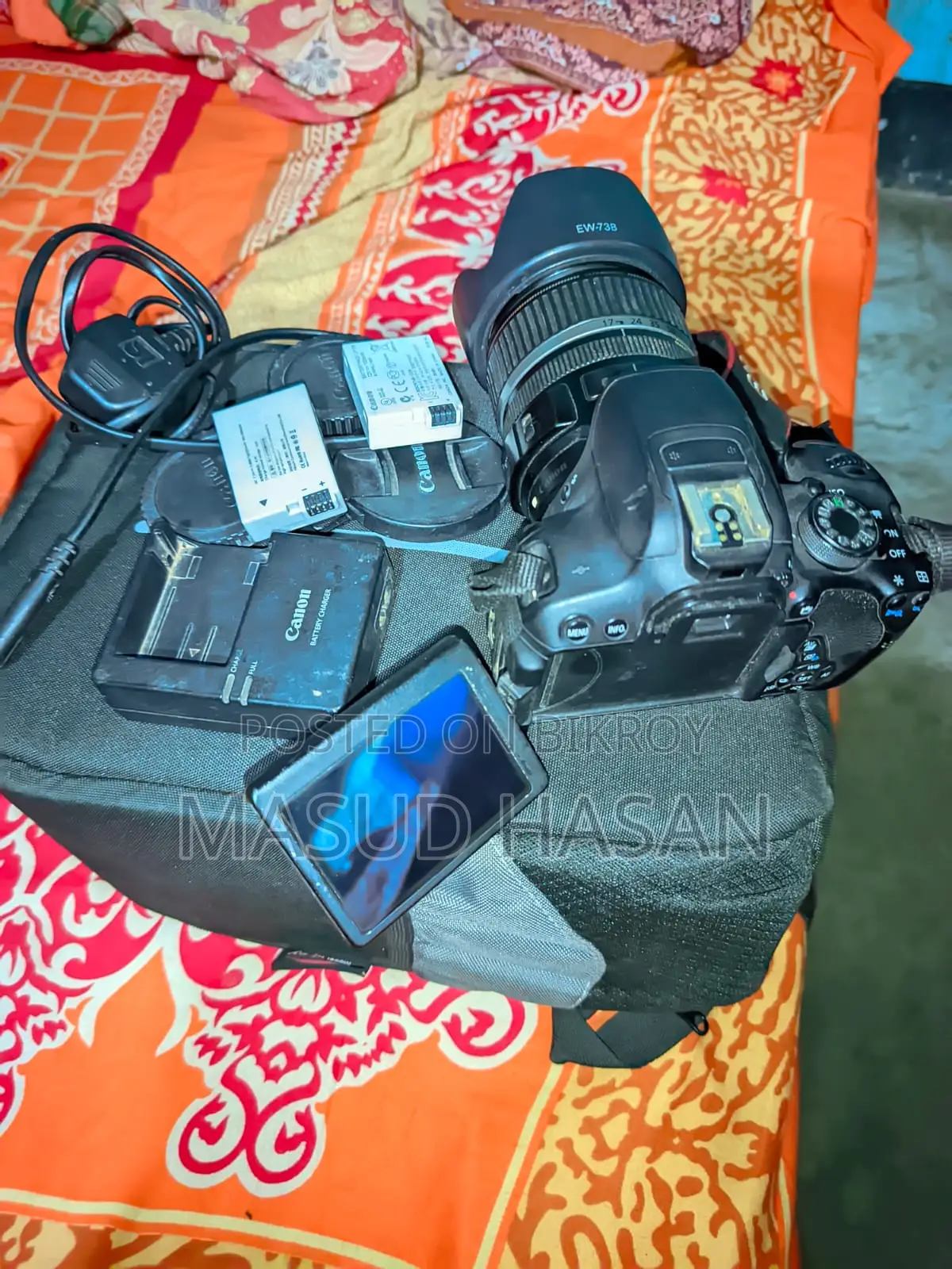 Canon DSLR Camera With Original Lens Accessories – ভালো কন্ডি