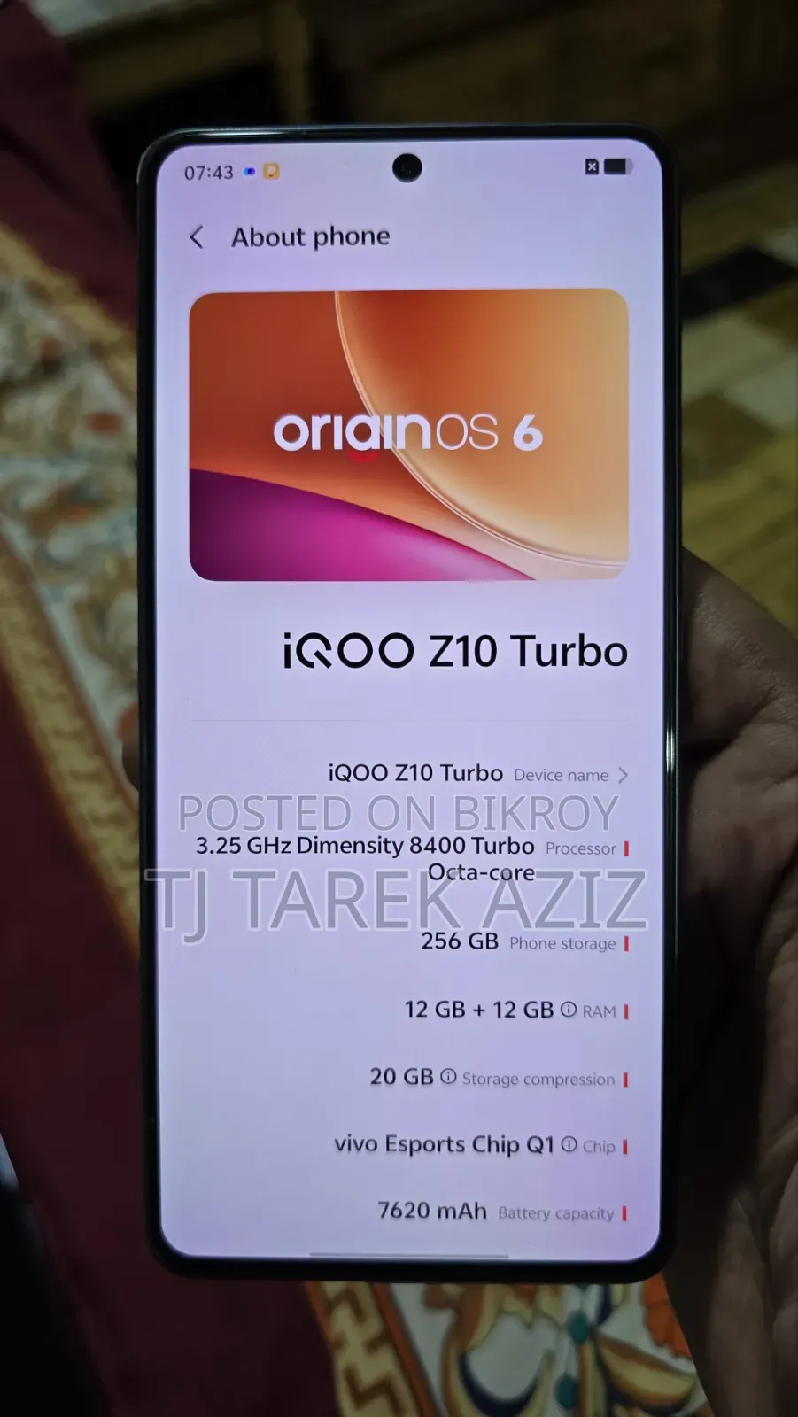 Vivo iQOO 10 256 GB Black