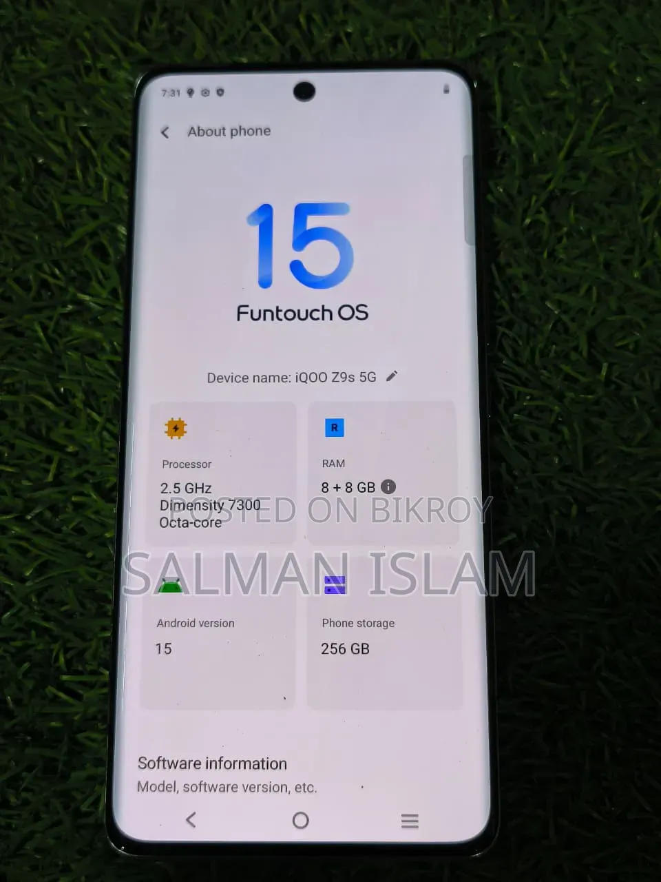 iQOO Z9x 256 GB Silver