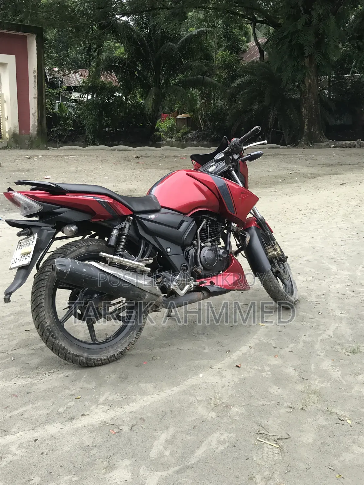 TVS Apache RTR 160 2V 2012 Red