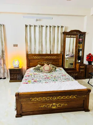 Segun Wood Bedroom Set Partex Cabinet