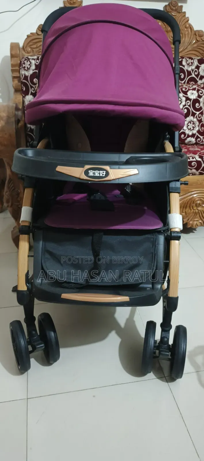 একটি সুন্দর ও আরামদায়ক Multifunctional Baby Stroller বিক্রি করা হবে।