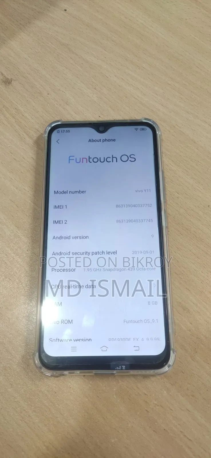 Vivo Y11 32 GB Blue