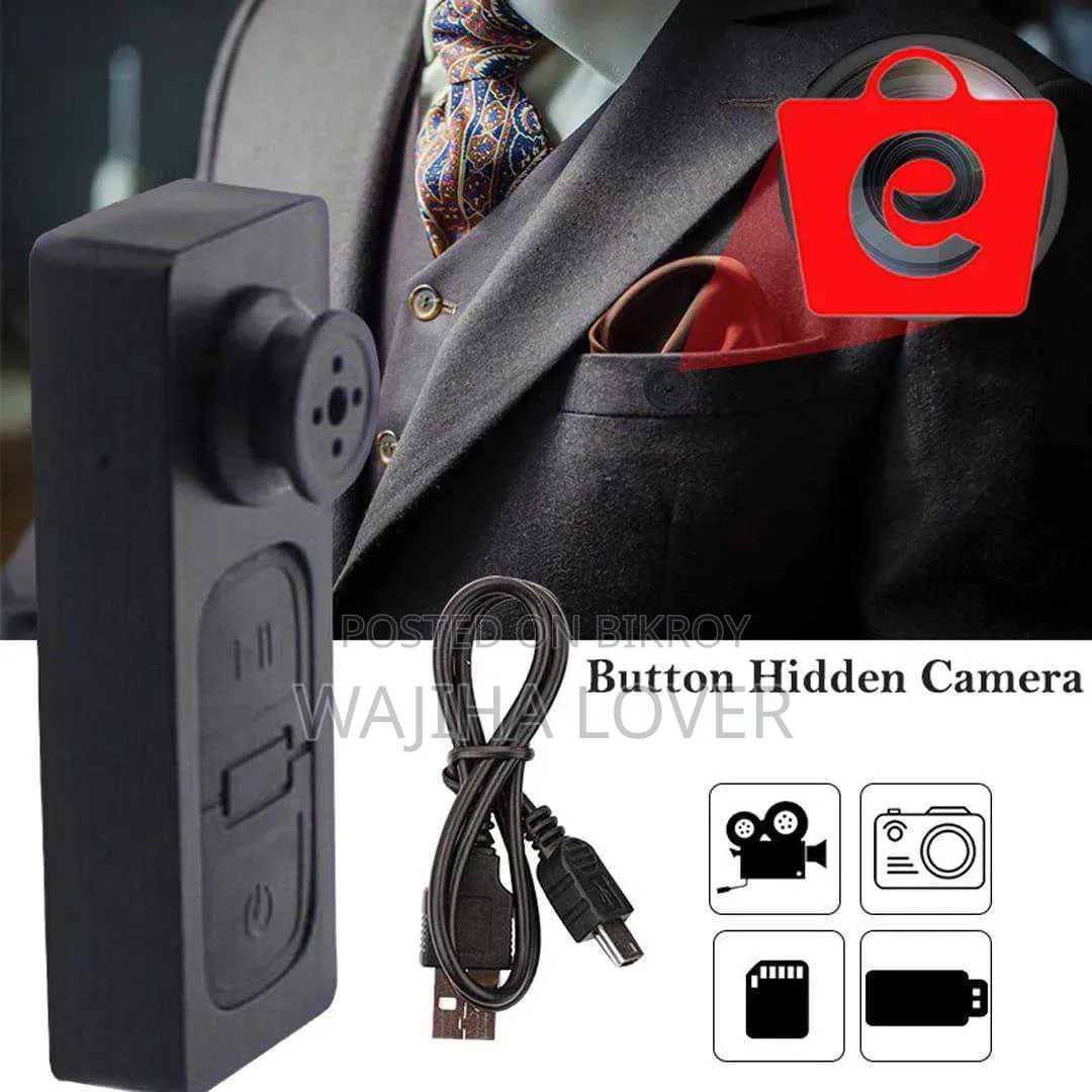Button Poket Mini Cc Camera বাটন পকেট মিনি সিসি ভিডিও_ক্যামেরা