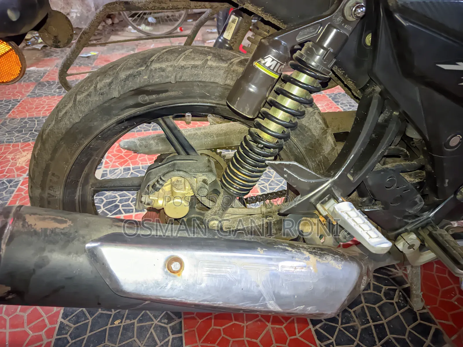 New TVS Apache RTR 160 2V ABS 2025 Red