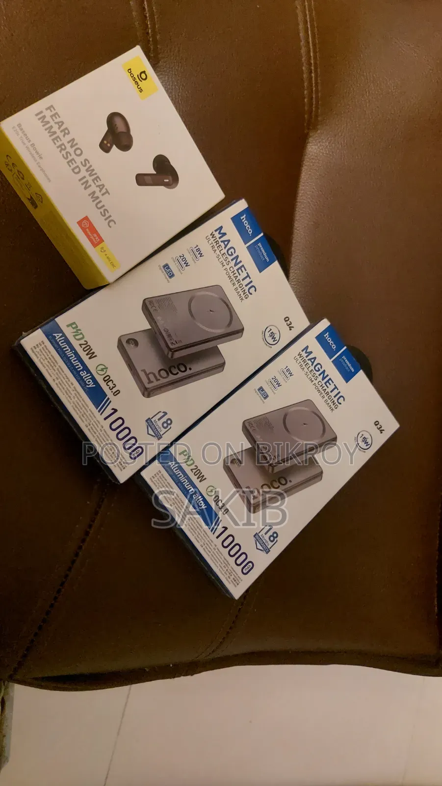 Hoco Q34 Clever 10000mAh Magnetic Wireless Power Bank
