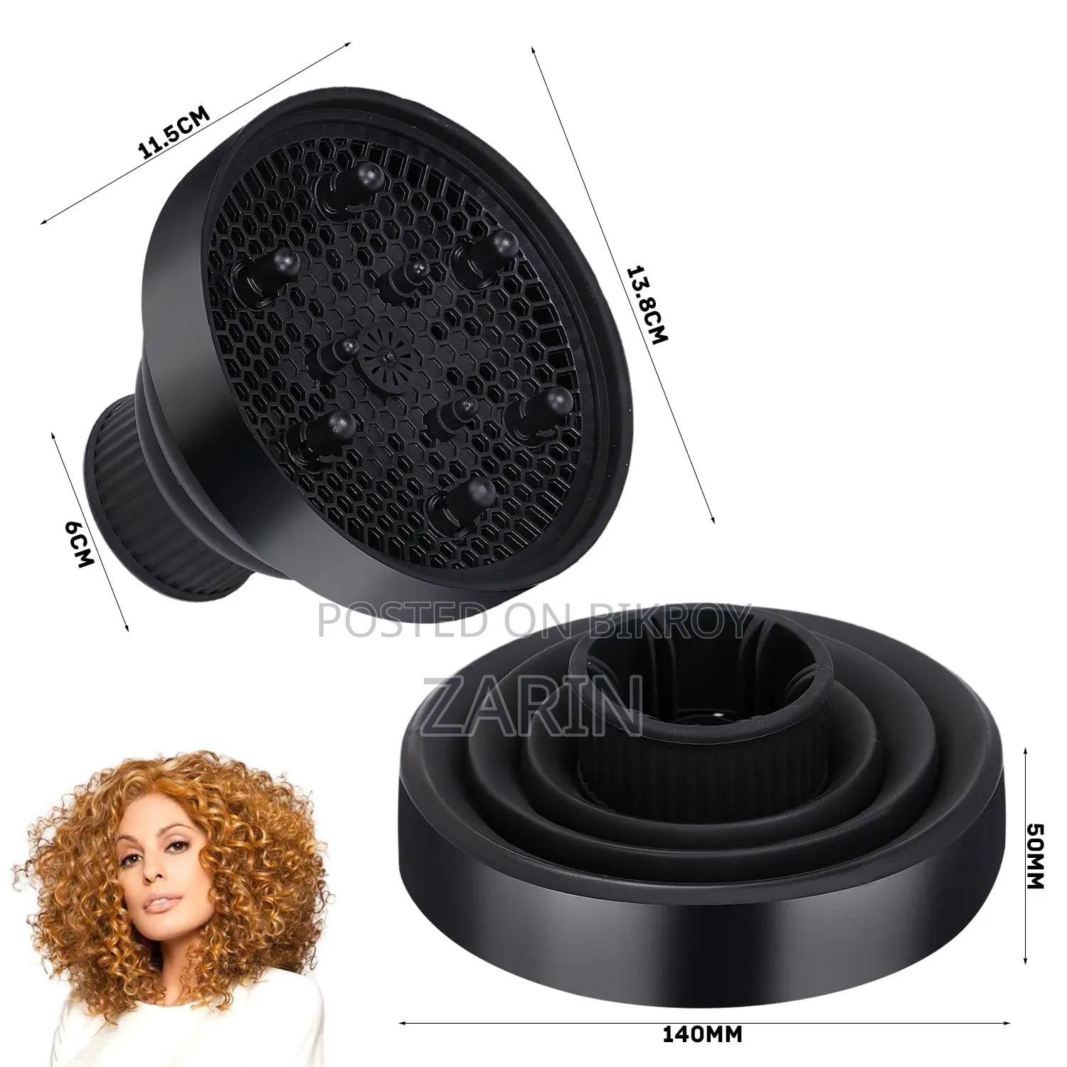 Portable Universal Hair Diffuser