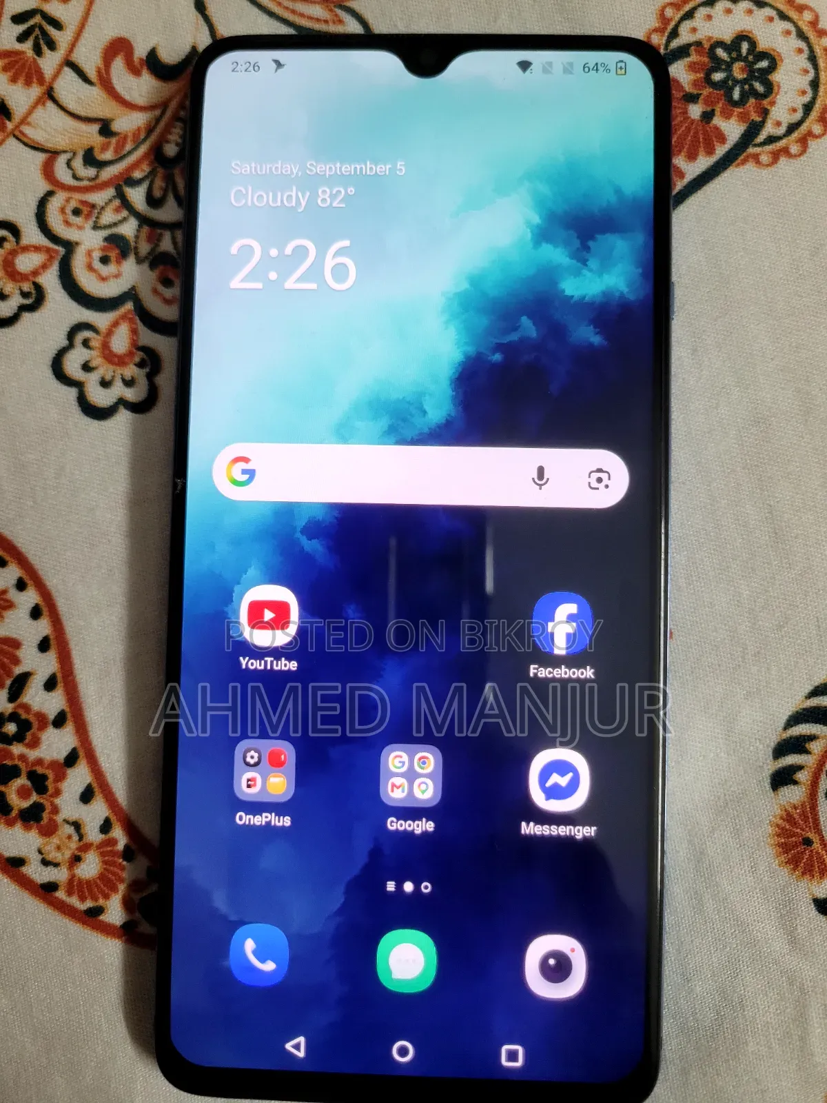 OnePlus 7T 256 GB Blue