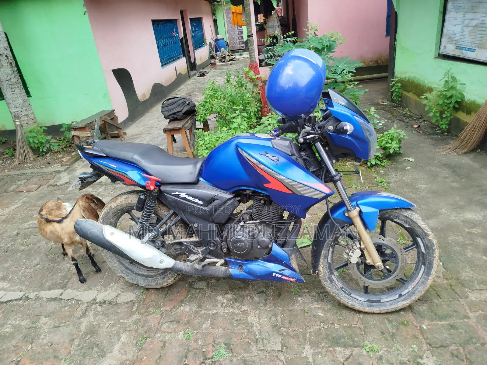 TVS Apache RTR 160 2V 2017 Blue
