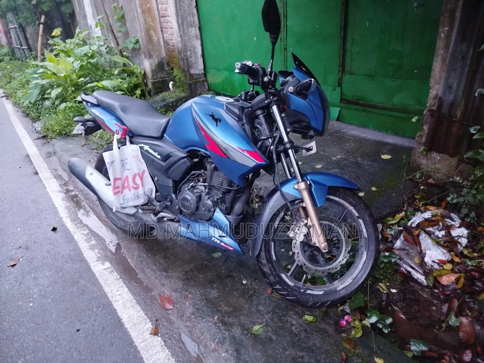 TVS Apache RTR 160 2V 2017 Blue