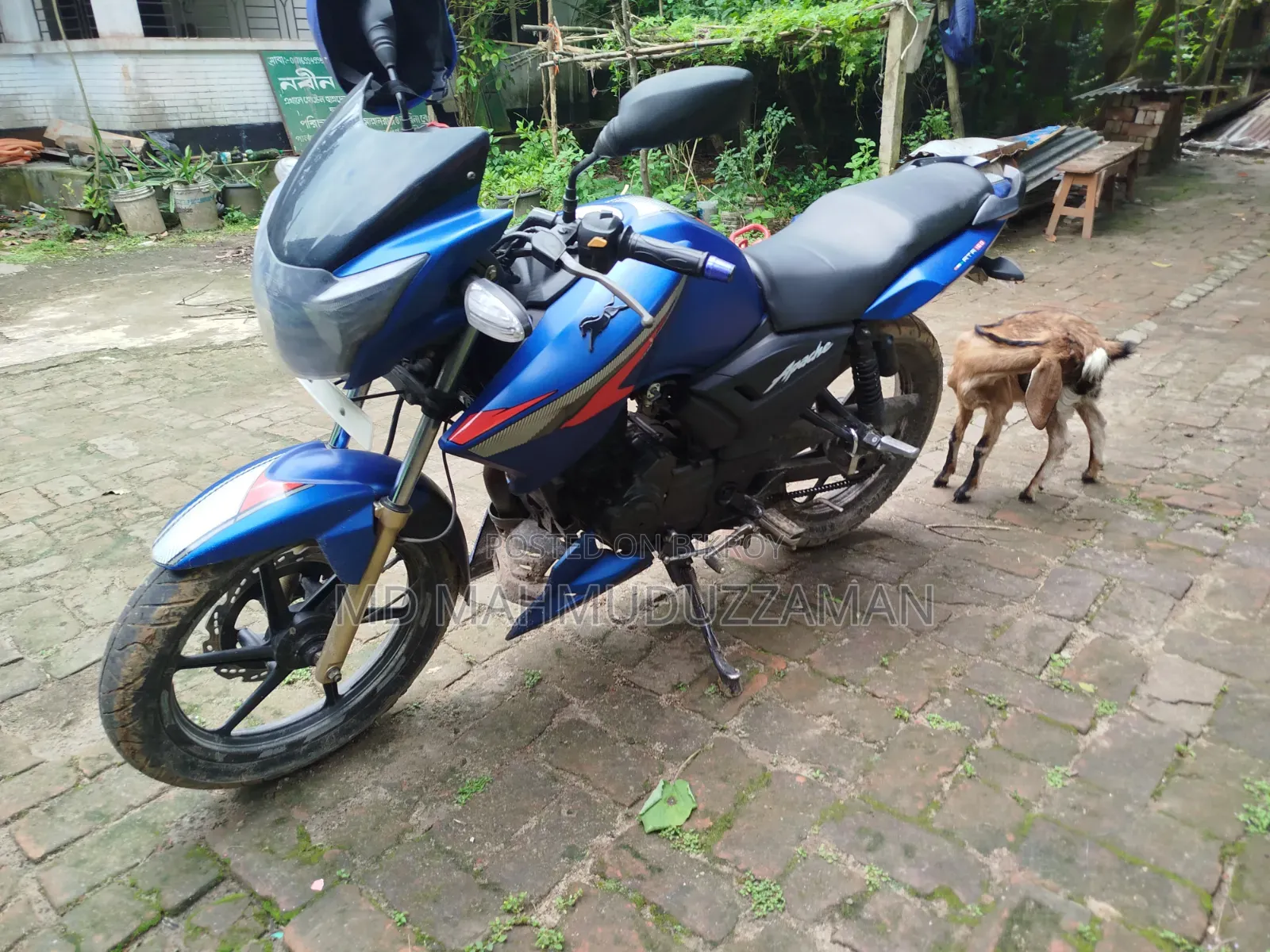 TVS Apache RTR 160 2V 2017 Blue