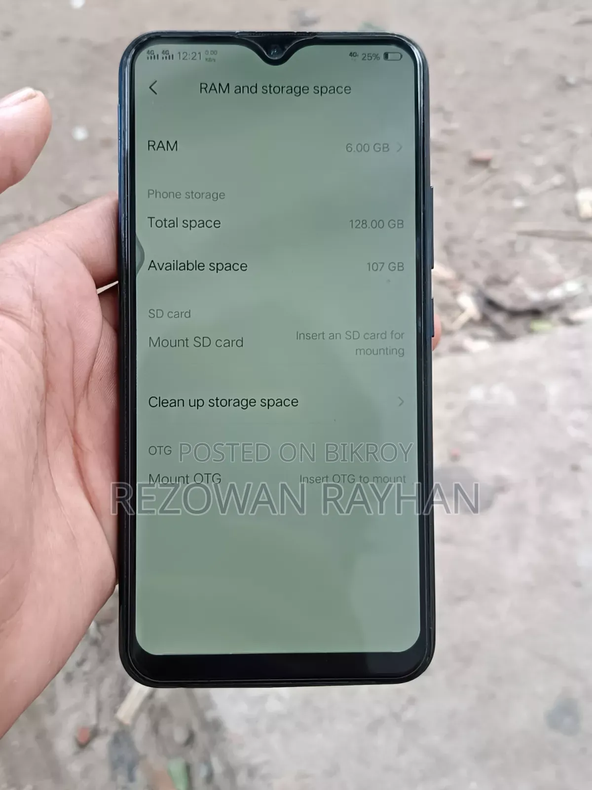 Vivo Y17 128 GB Blue