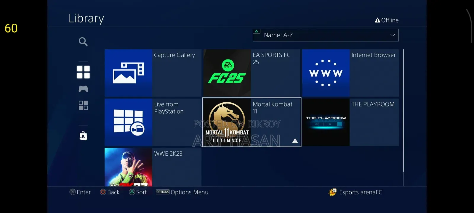 Wwe 23 (Disc), Fc 25(digital), Mortal Kombat 11(digital)