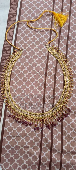 Joypuri Moti Bridal Jewelry Set(Matha Patti Long Necklace)
