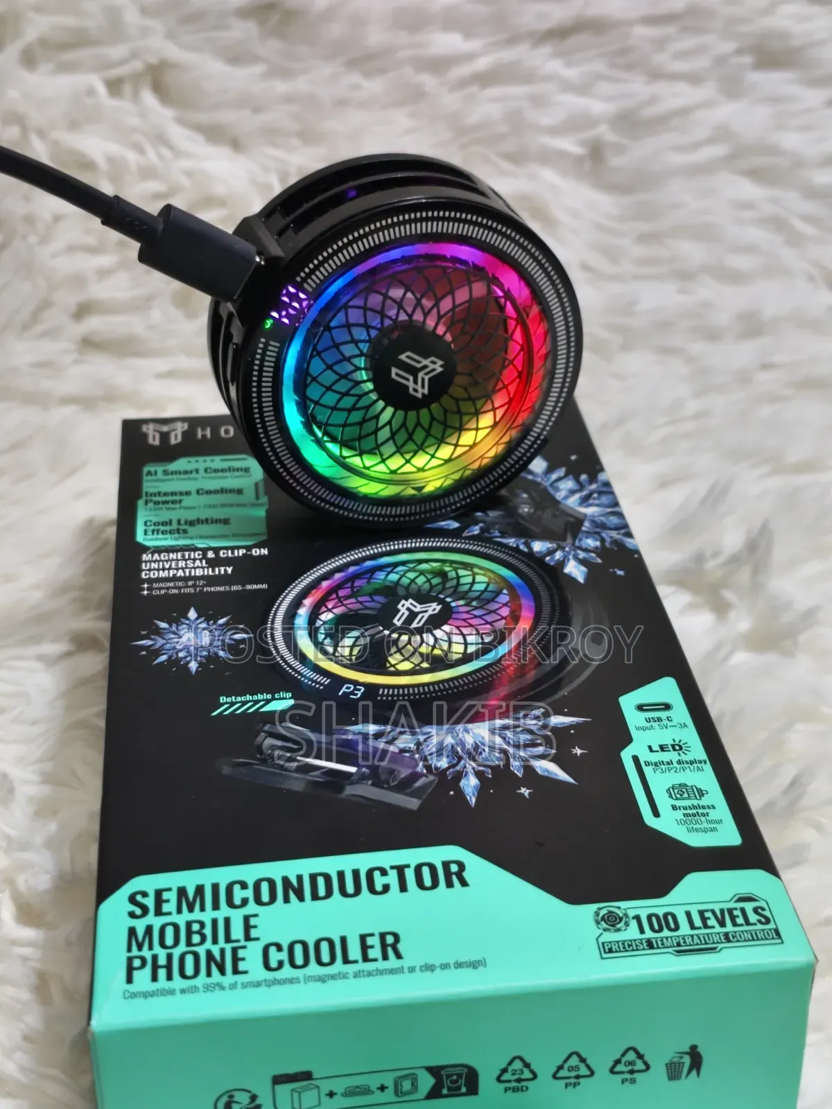 Hoco GA6 Semiconductor Mobile Phone Cooler | Best for Gaming