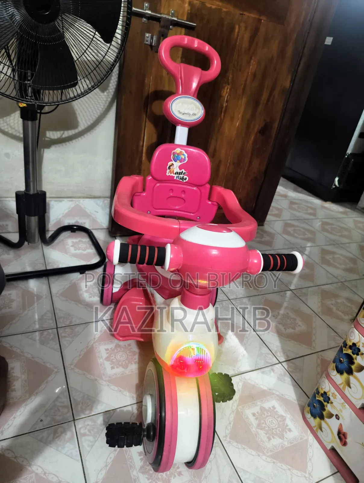 RFL Baby Music+Lighting Master Bike Toddler Tricycle With Push Handle
