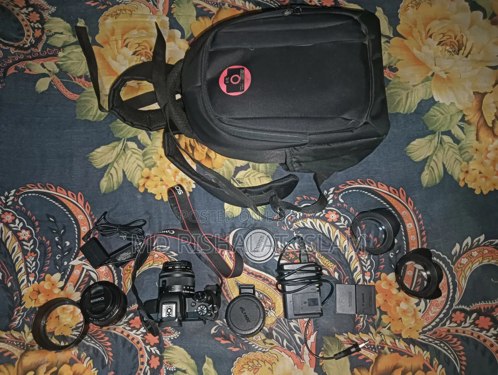 Canon M50 With Kit Lens and Prime Lens
