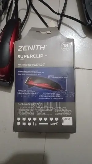 ZENITH SUPERCLIP+ Hair Clipper — 18 Pieces