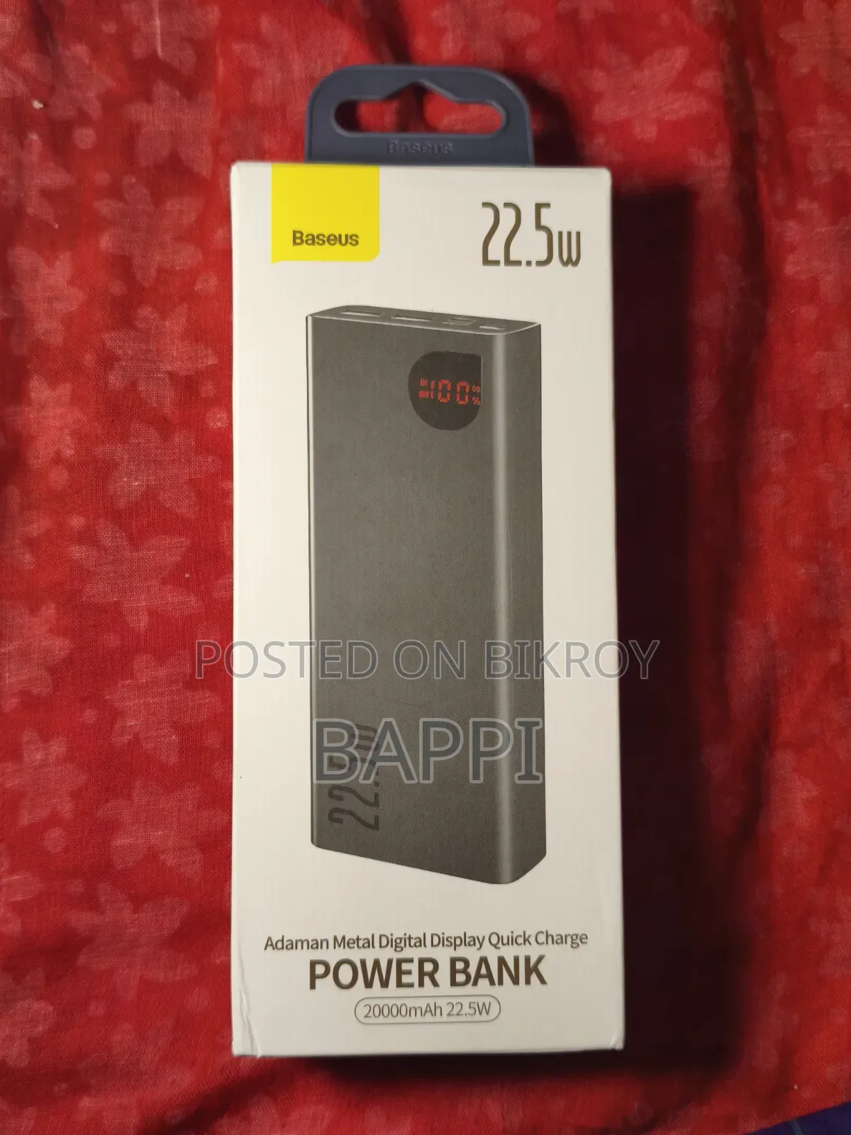 Power Bank (Baseus) 22.5 W Fast Charging