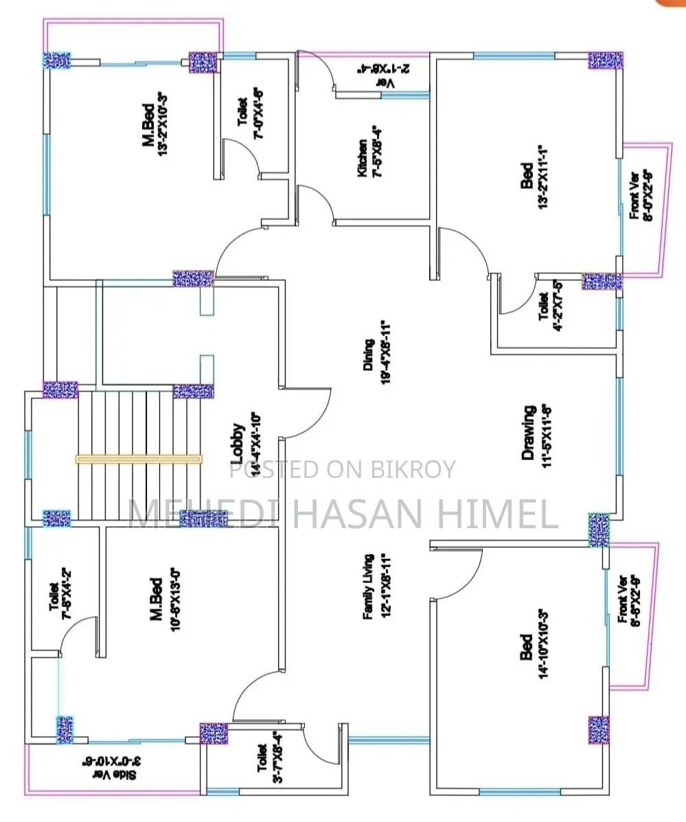 4bdrm Apartment in Basundhara for Sale