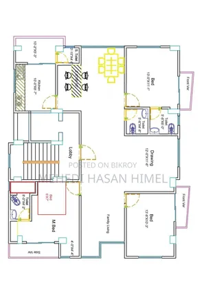 4bdrm Apartment in Basundhara for Sale