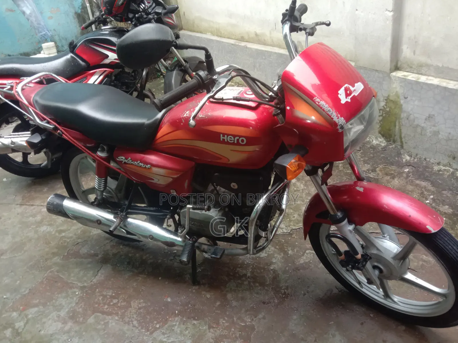 Hero Splendor Plus 2014 Red