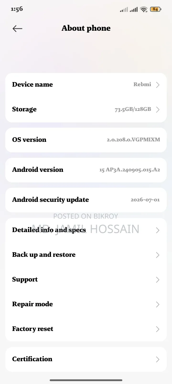 Xiaomi Redmi 13C 128 GB Red