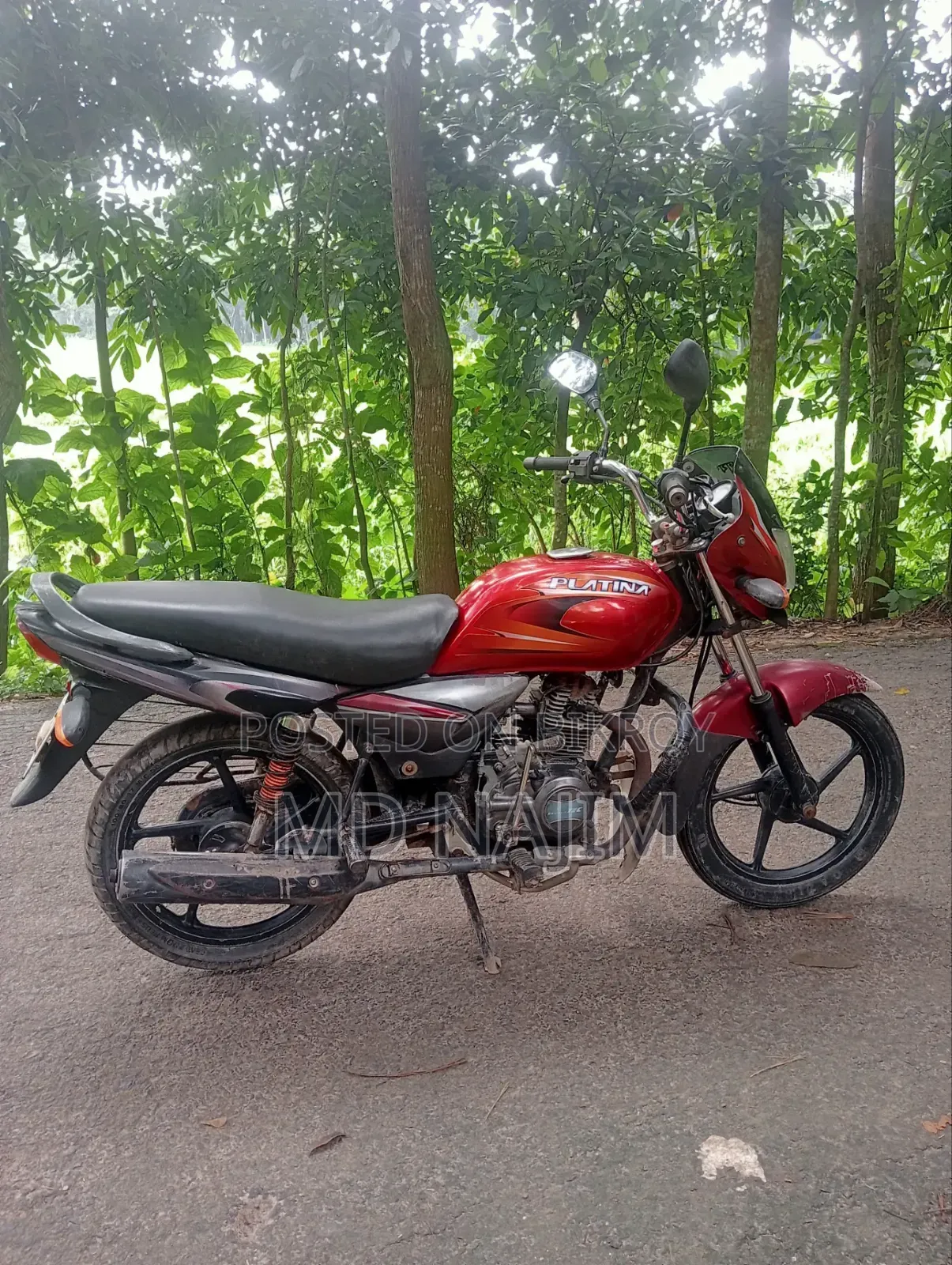 Bajaj Platina 100 2016 Red
