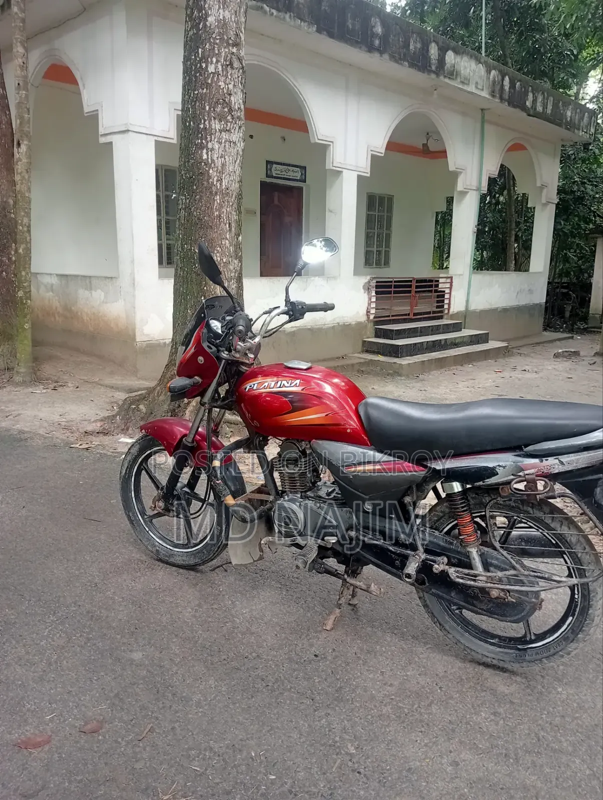 Bajaj Platina 100 2016 Red