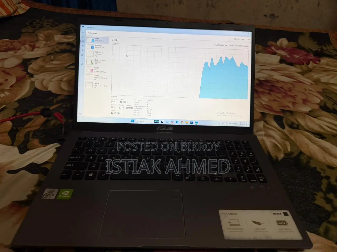 Laptop ASUS Vivobook Go 14 8GB Intel Core I5 HDD+SSD 1T